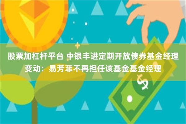 股票加杠杆平台 中银丰进定期开放债券基金经理变动：易芳菲不再担任该基金基金经理